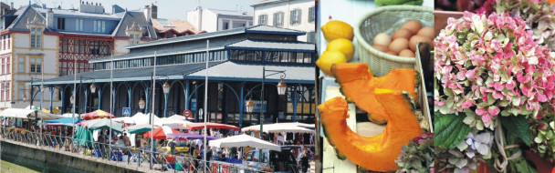 Jour de marché à Bayonne