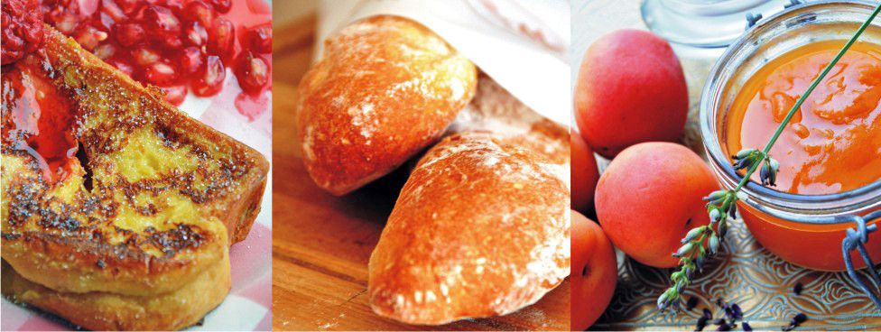 #htmlcaption-1946 Des petits déjeuners « maison » à base de produits frais et locaux. Plusieurs formules « à la carte ».