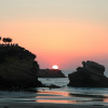 Photo Biarritz - Grande plage coucher de soleil