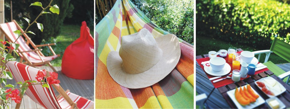 #htmlcaption-1519 Profitez de votre terrasse et du jardin du matin au soir !